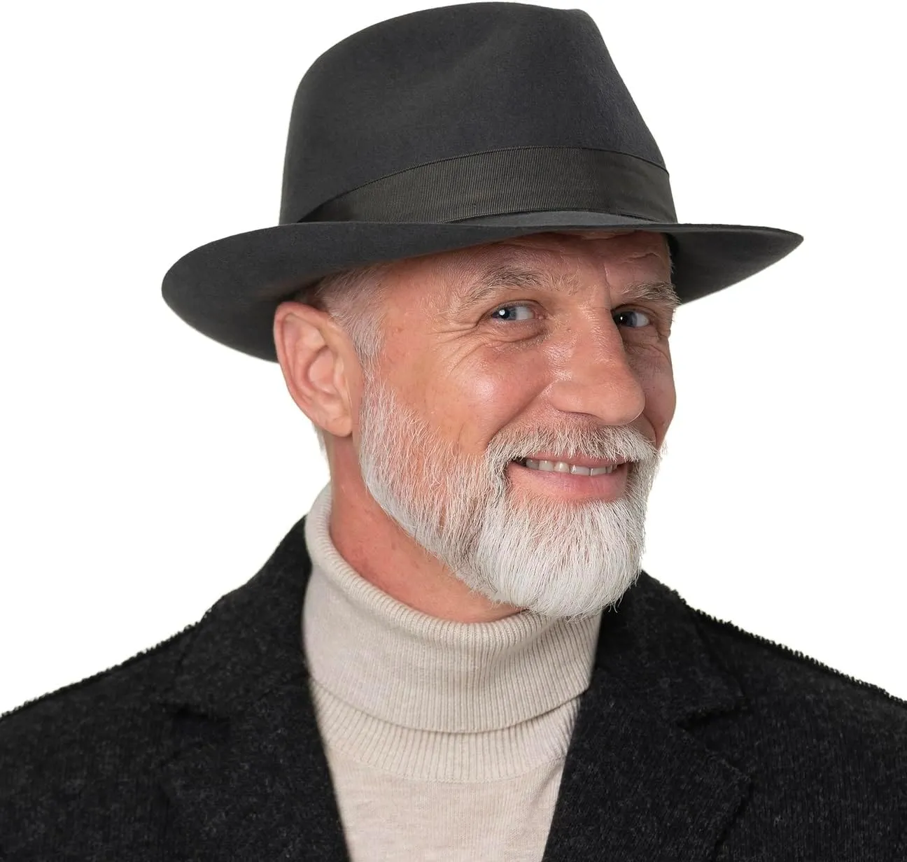 Leopardi Fur Felt Fedora