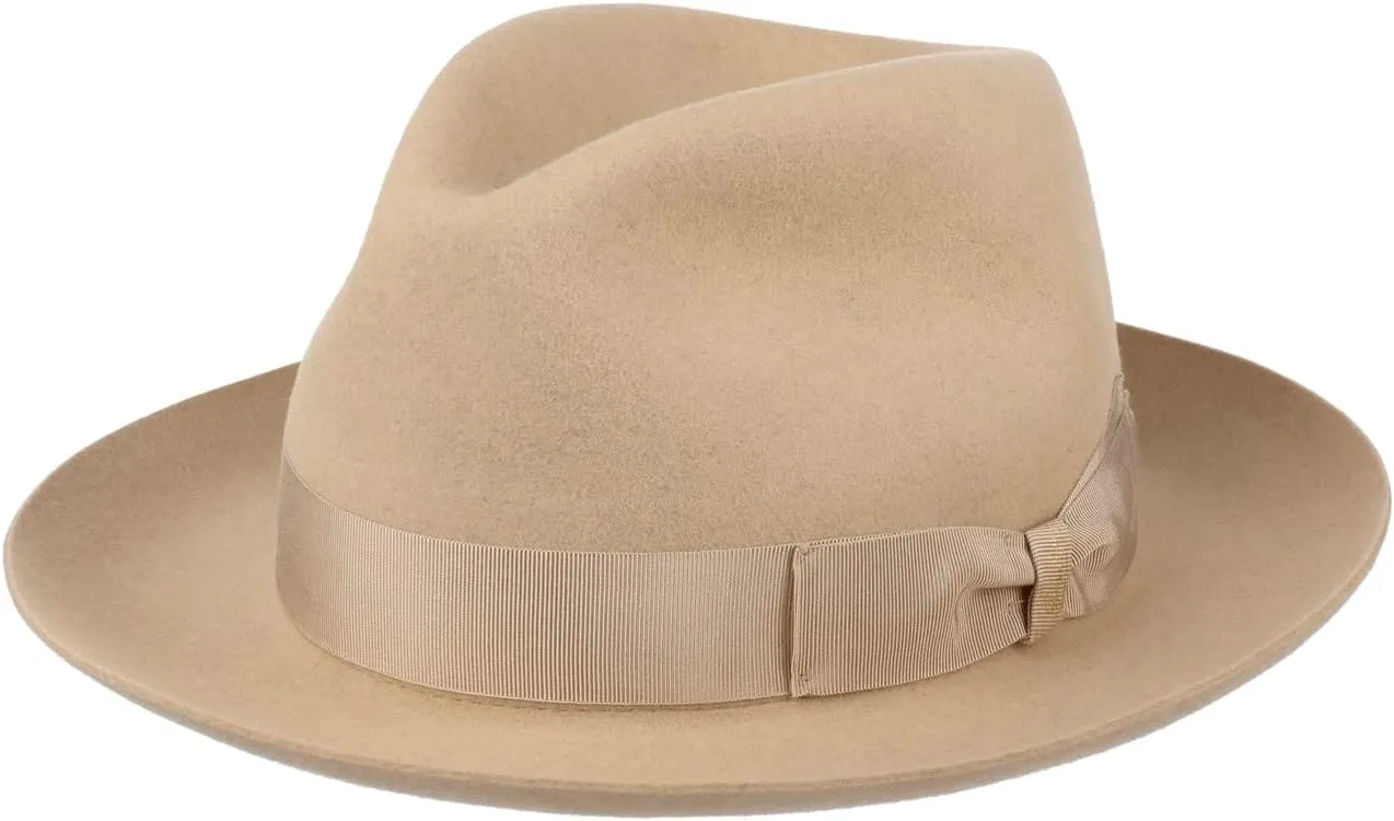 Leopardi Fur Felt Fedora