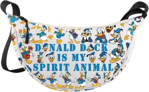 LEVLO Funny Duck Crossbody Bag Cartoon Duck Lover Gift Duck Is My Spirit Shoulder Bag Cartoon Duck Merchandise