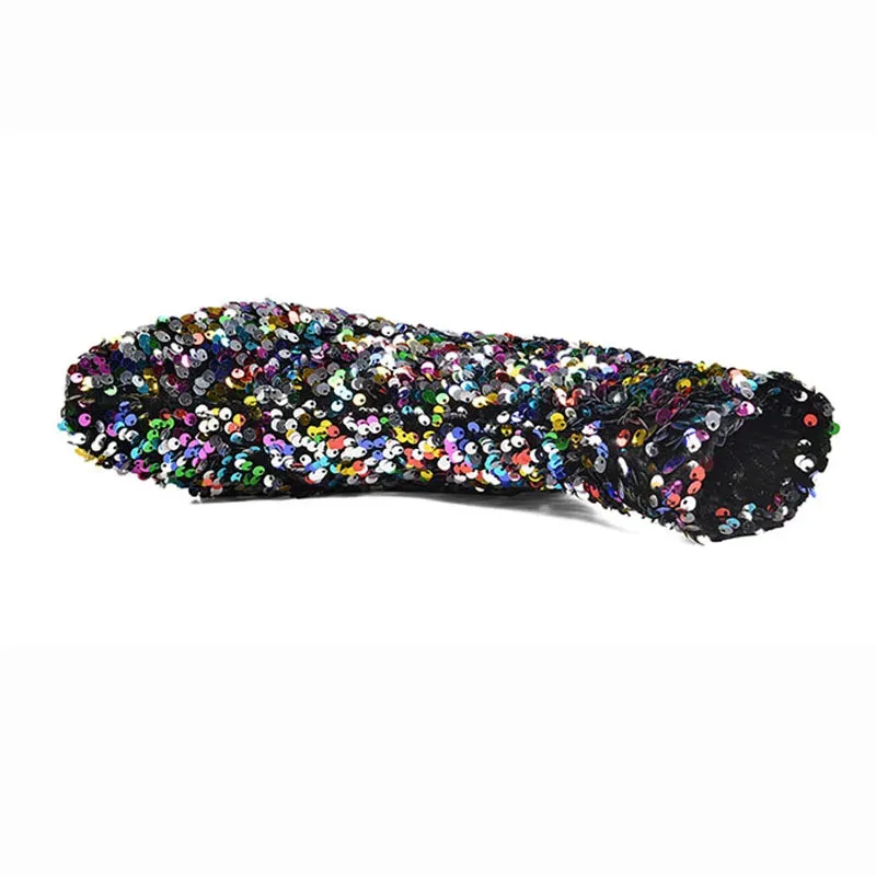 Liosa Colorful Sequin Ankle Boots