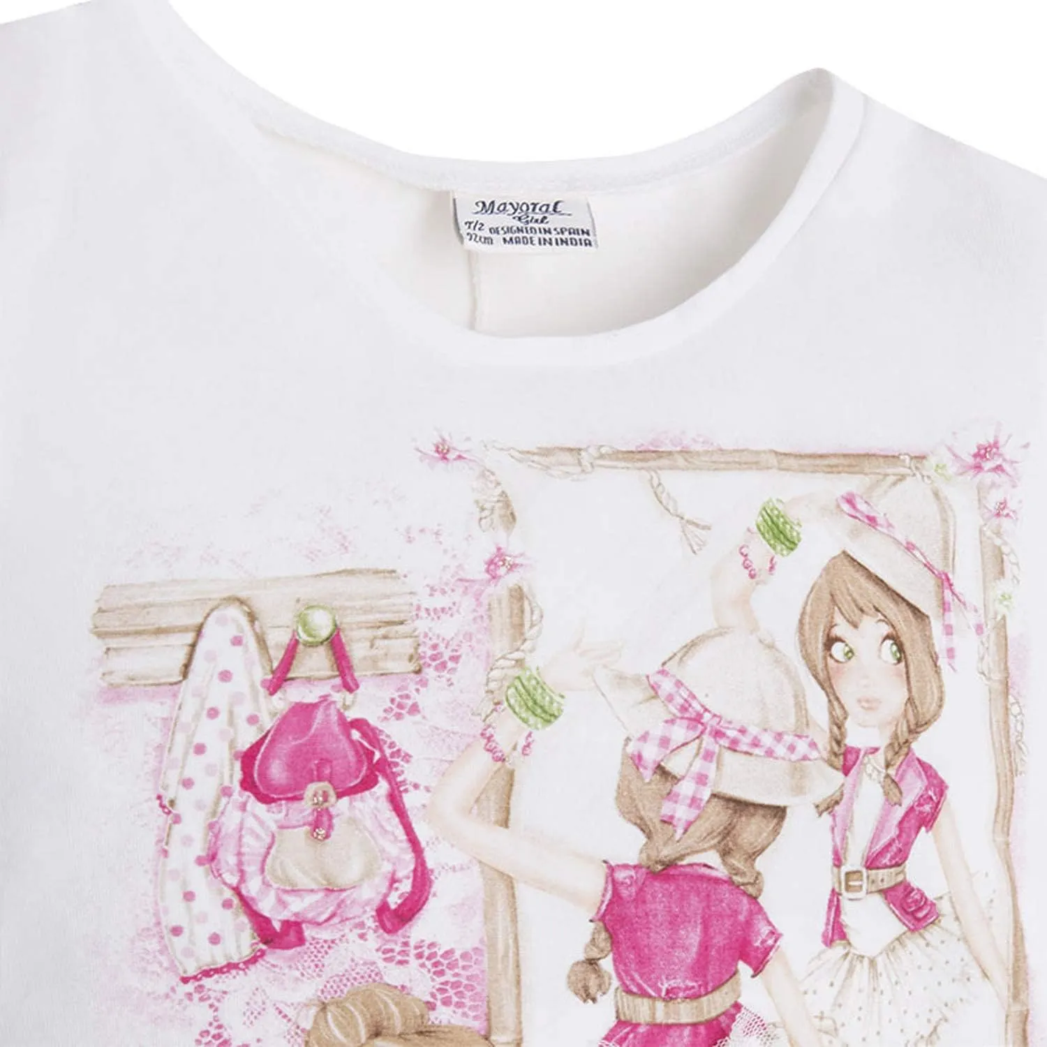 Little Girls 2T-9 Novelty Graphic Print Fashion Tee/Top