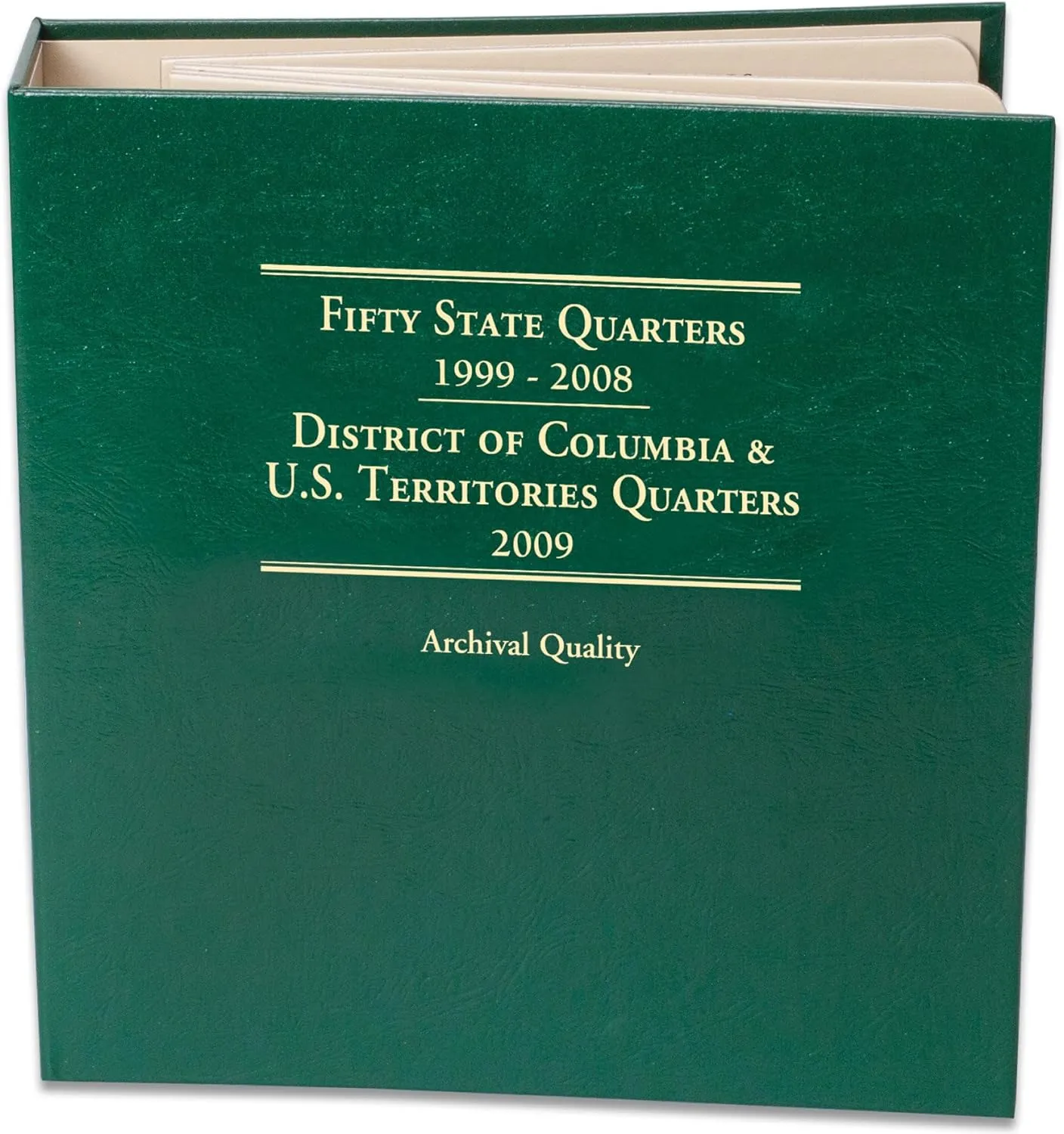 Littleton Coin Company 1999-2009 P&D 50 State and D.C. & U.S. Territories Quarter Album Coin Storage
