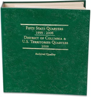 Littleton Coin Company 2004-2009 PDS 50 State and D.C. & U.S. Territories Quarter Album, Volume 2