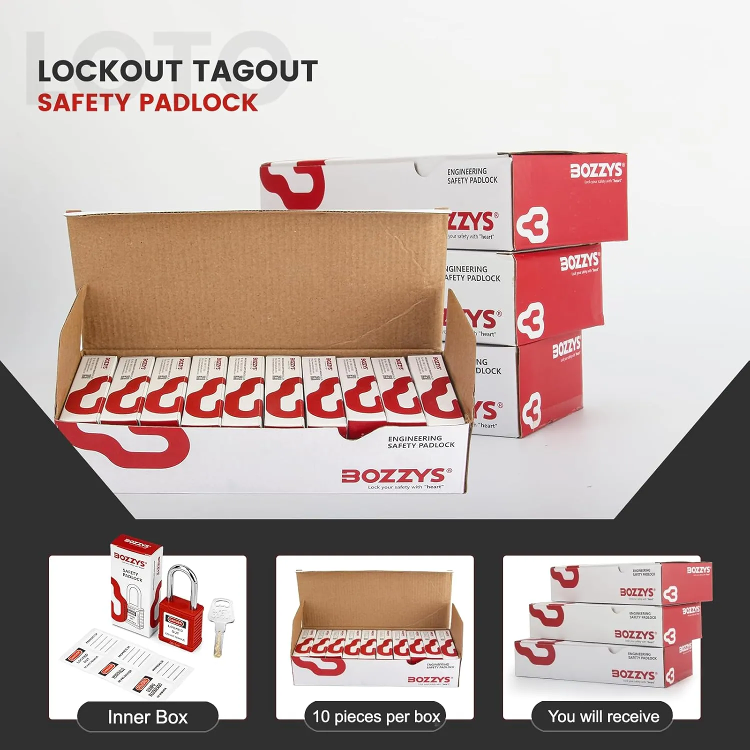 Lockout Tagout Locks,Blue Loto Locks,Lock Out Locks Keyed Alike,12 Same Keys per Safety Lockout Padlock Set,for Lock Out Tag Out Kits Electrical(BD-GT03KA-12PCS)