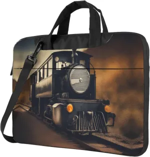 locomotive Print Laptop Case and Computer Bag - Versatile Laptop Bag for Men Laptop Shoulder Bag