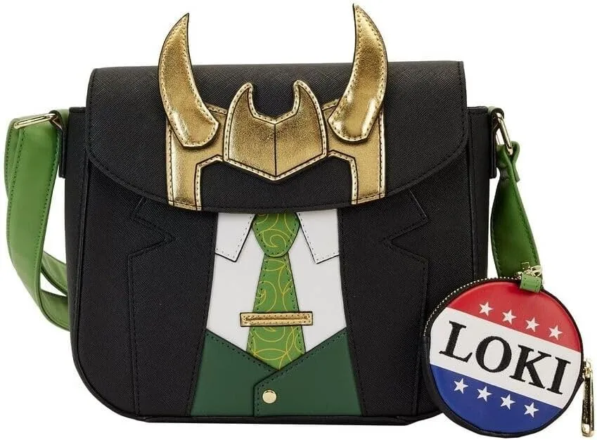 Loungefly Marvel Loki For President Cosplay Crossbody