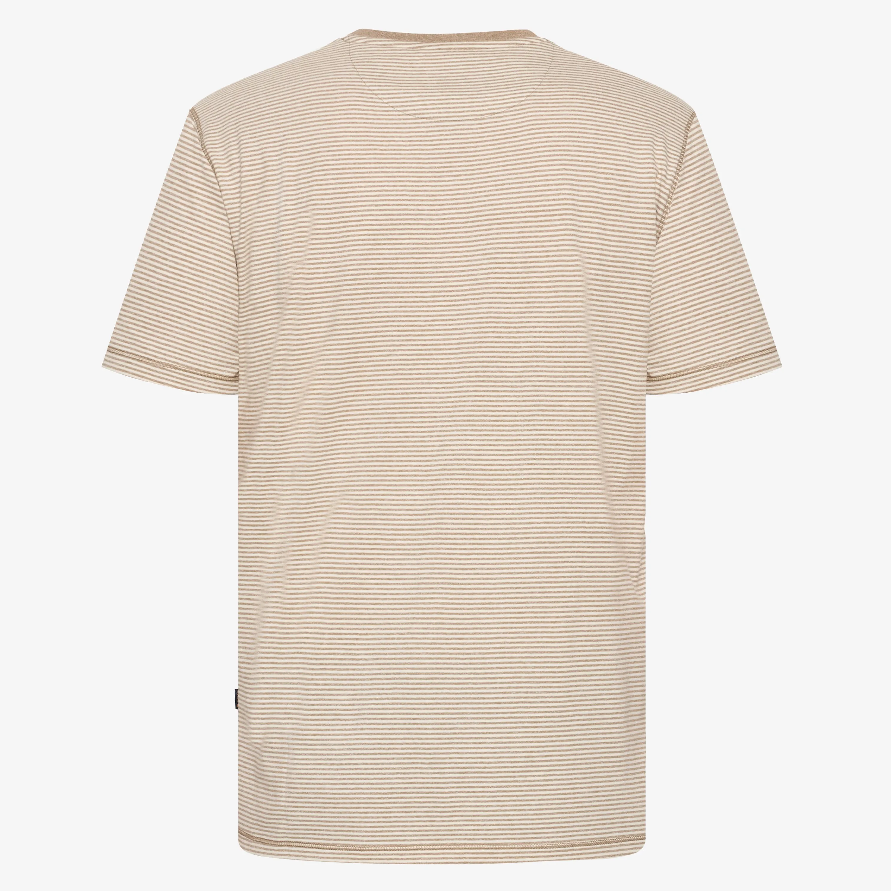 LukeSi Print Stripe Tee - Dry Teak