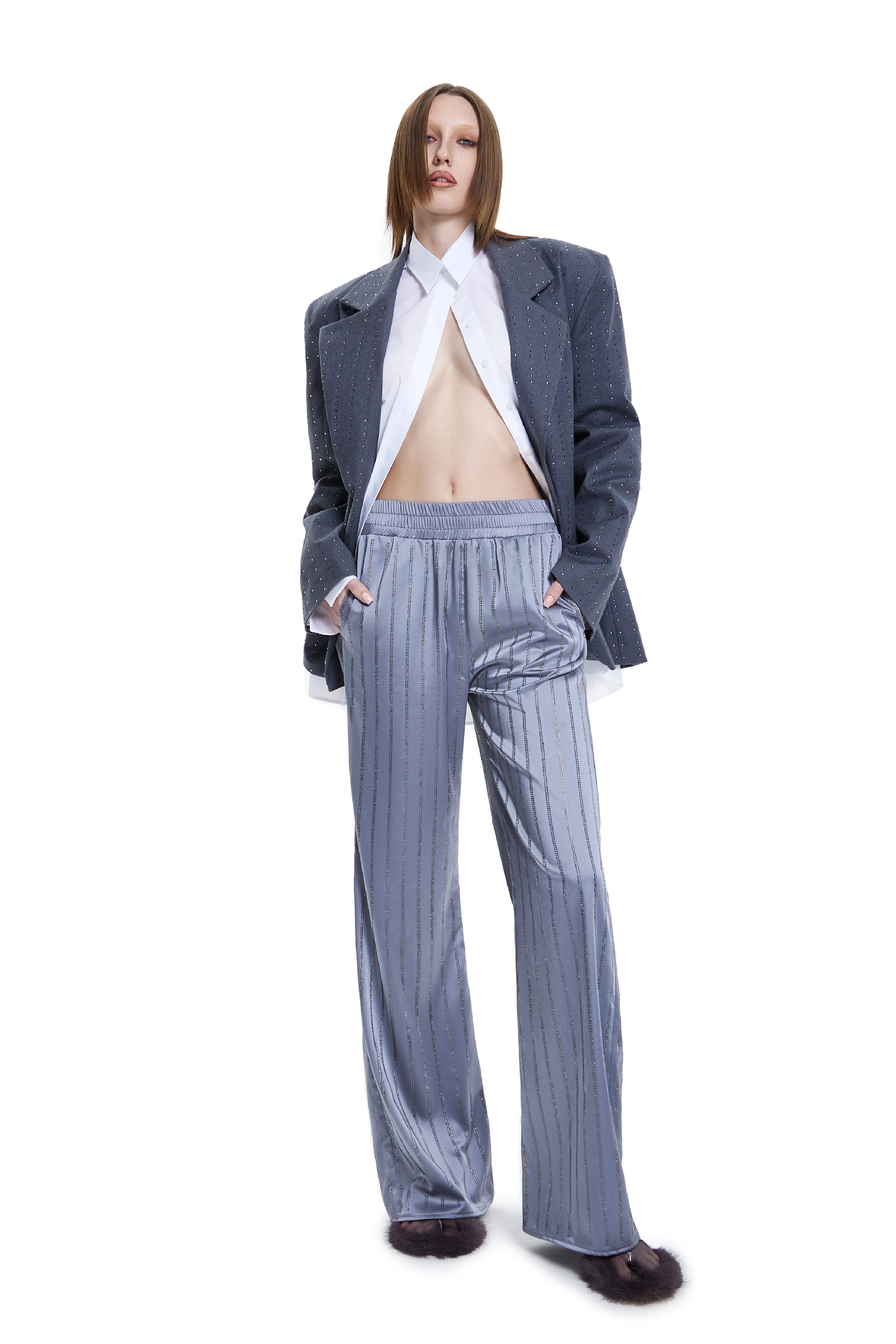 Luminescent Pants in Gray