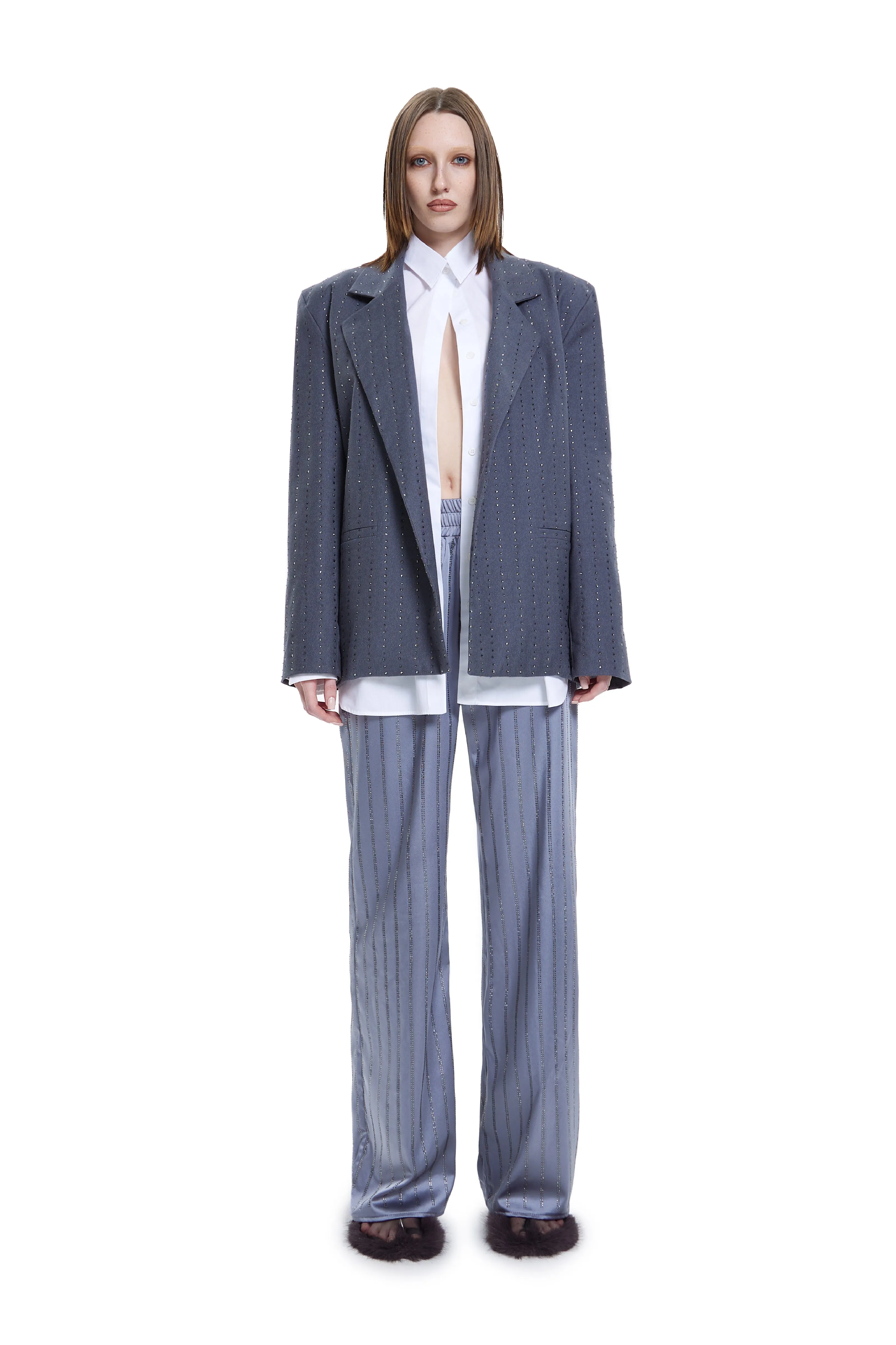 Luminescent Pants in Gray