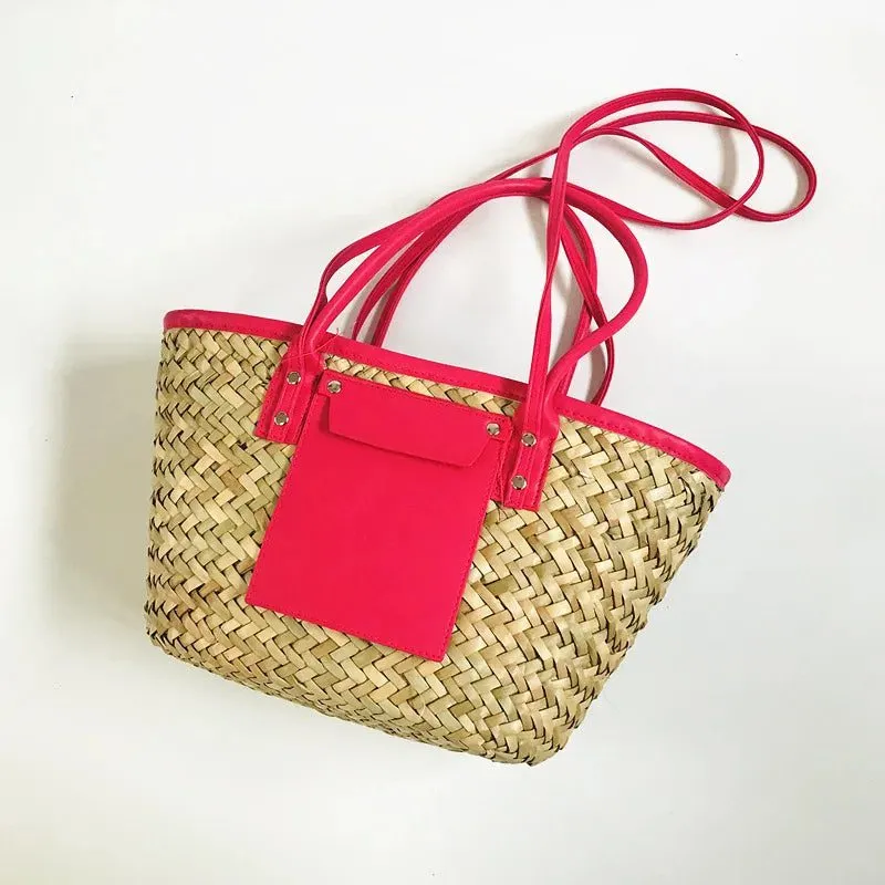 Luxury Woven Straw Handbag for Summer