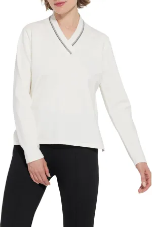 Lysse Noelle Embellished Sweater Snow White XS