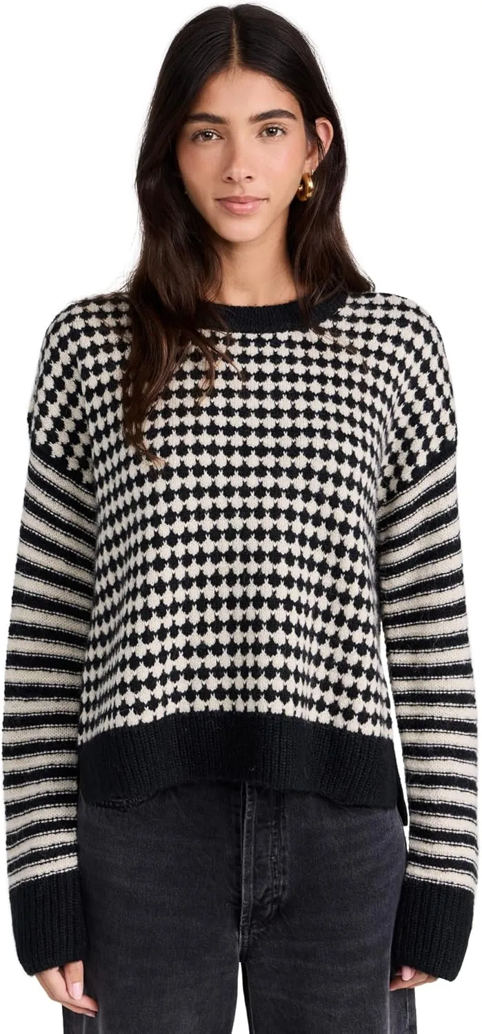 Madewell Women's Stripe Mix Pullover