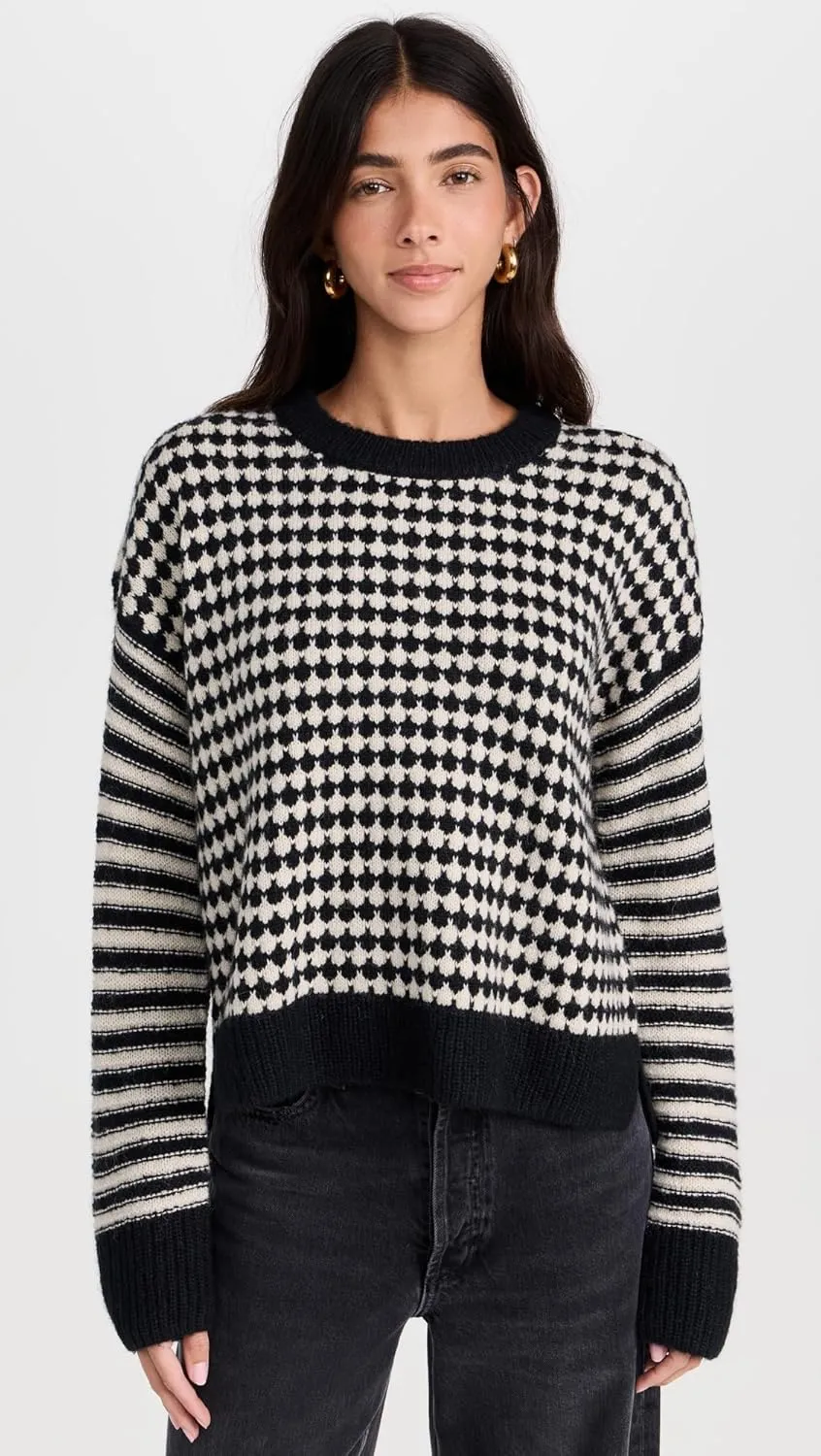 Madewell Women's Stripe Mix Pullover