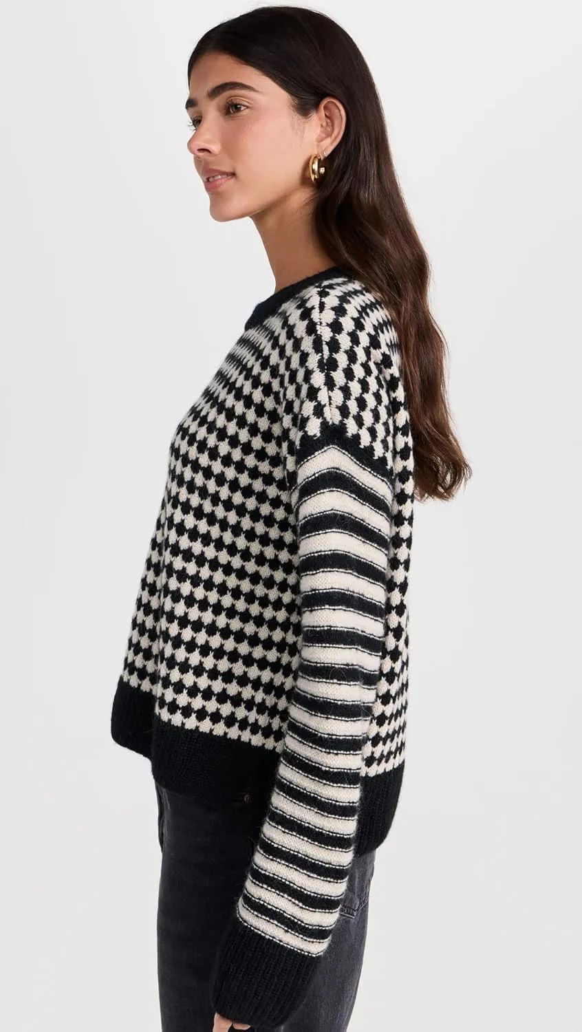 Madewell Women's Stripe Mix Pullover