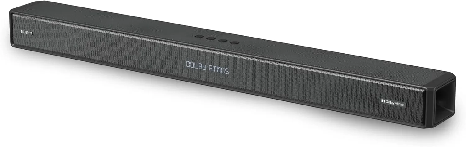 Majority Dolby Atmos Soundbar for TV, Bluetooth Wireless Sound Bar 2.0.2, 280W Sierra Home Audio Sound Bars for TV with Crystal Clear Sound Quality, HDMI ARC and Up-Firing Surround Speaker