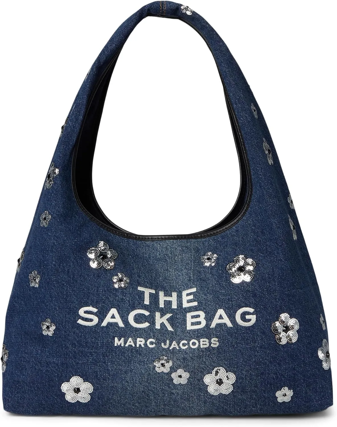 Marc Jacobs The Sequin Daisy Denim Sack Bag, Vintage Indigo