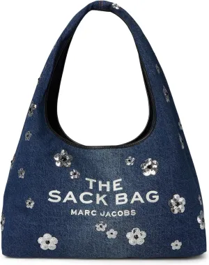 Marc Jacobs The Sequin Daisy Denim Sack Bag, Vintage Indigo