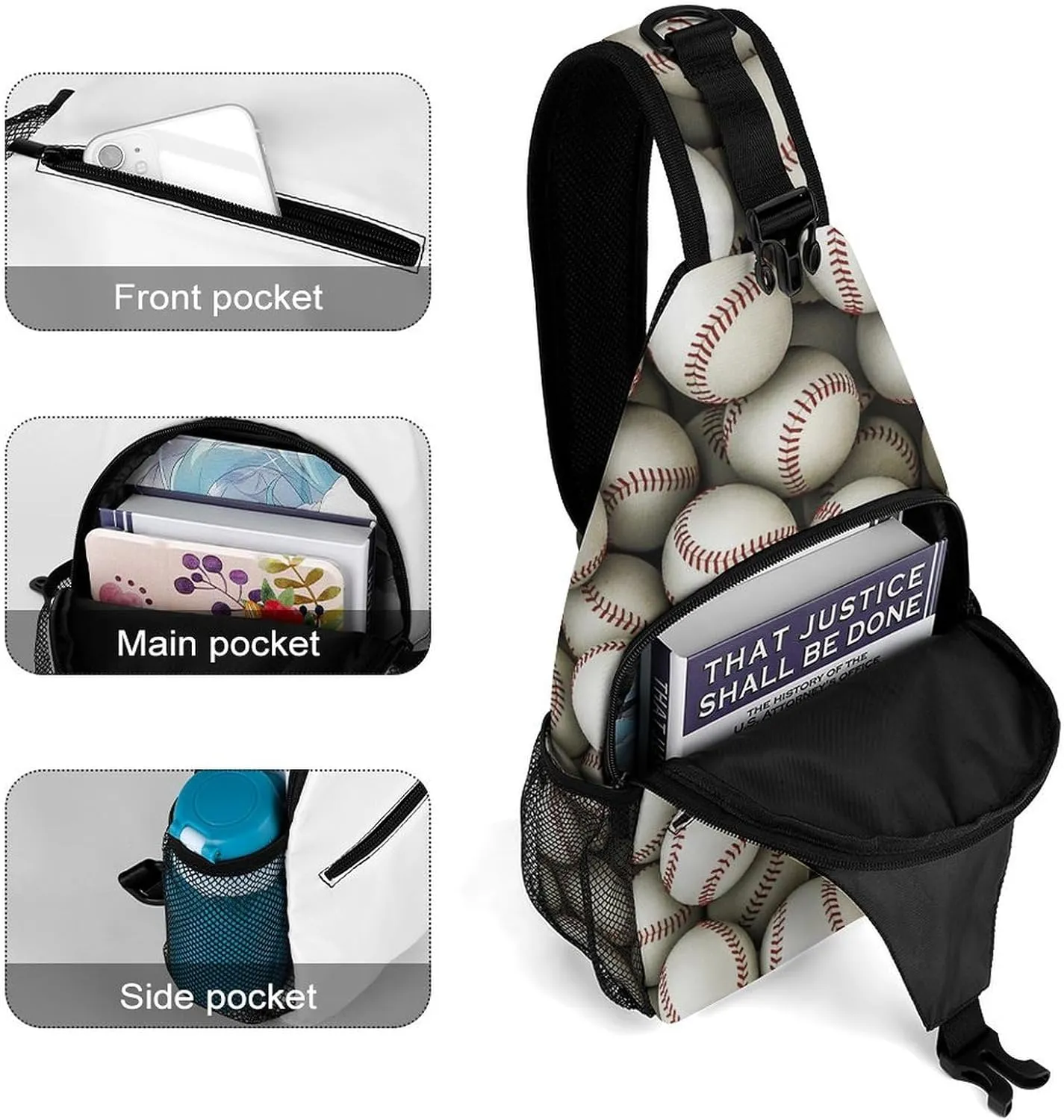 Marijuana Cannabis Versatile And Convenient Multipurpose Crossbody Bag - Perfect for Travel And Hiking