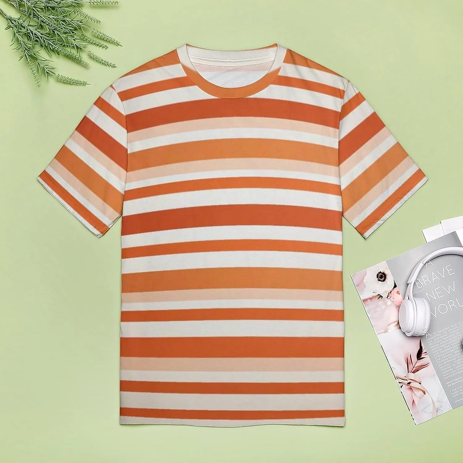 MARSVOVO Women's Camo Tiger Stripe T-Shirt Casual Loose Business Lightweight Hide Belly Summer Novelty Soft Blouse