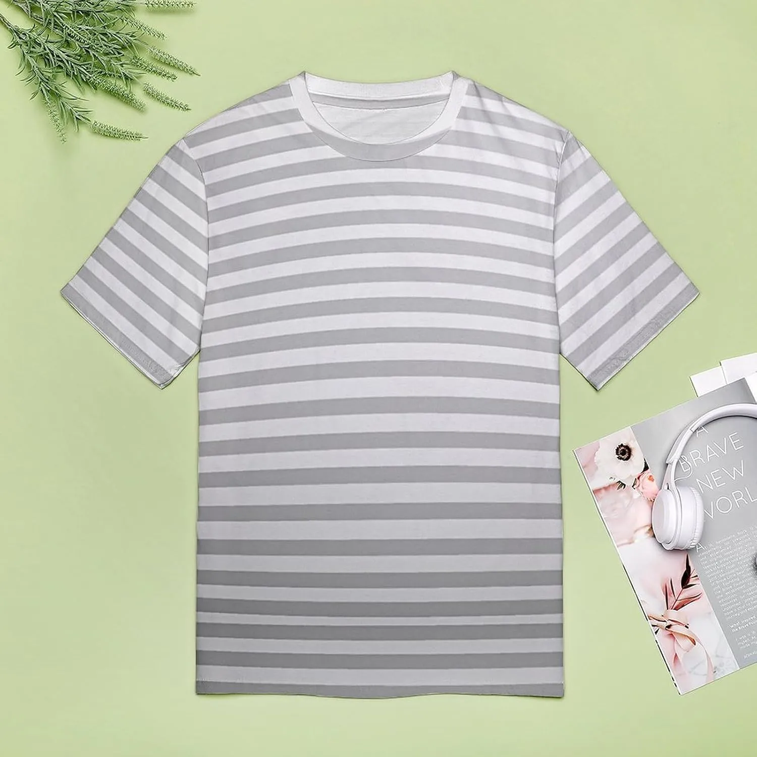 MARSVOVO Women's Camo Tiger Stripe T-Shirt Casual Loose Business Lightweight Hide Belly Summer Novelty Soft Blouse