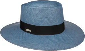 Matelot Panama Hat Women Blue 7-7 1/8
