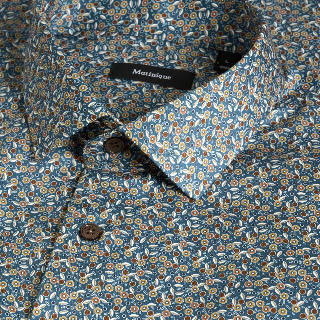 Matinique MAtrostol Patterned Shirt - Brown