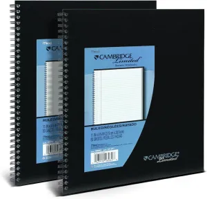 Mead Cambridge Limited Business Notebooks, Legal Ruled, 1 Subject