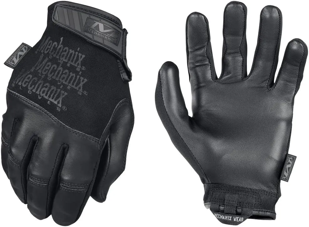 Mechanix Wear: Tactical Specialty Recon Covert Work Gloves(Large,All Black)