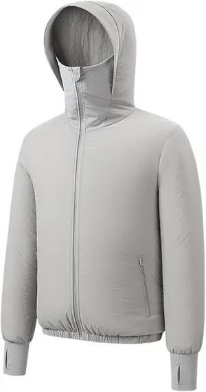 Meichoon Sun Protective Jacket UPF 50  Air Conditioner Hoodie Lightweight Cooling Clothes with Fans Stay Cooling in Summer