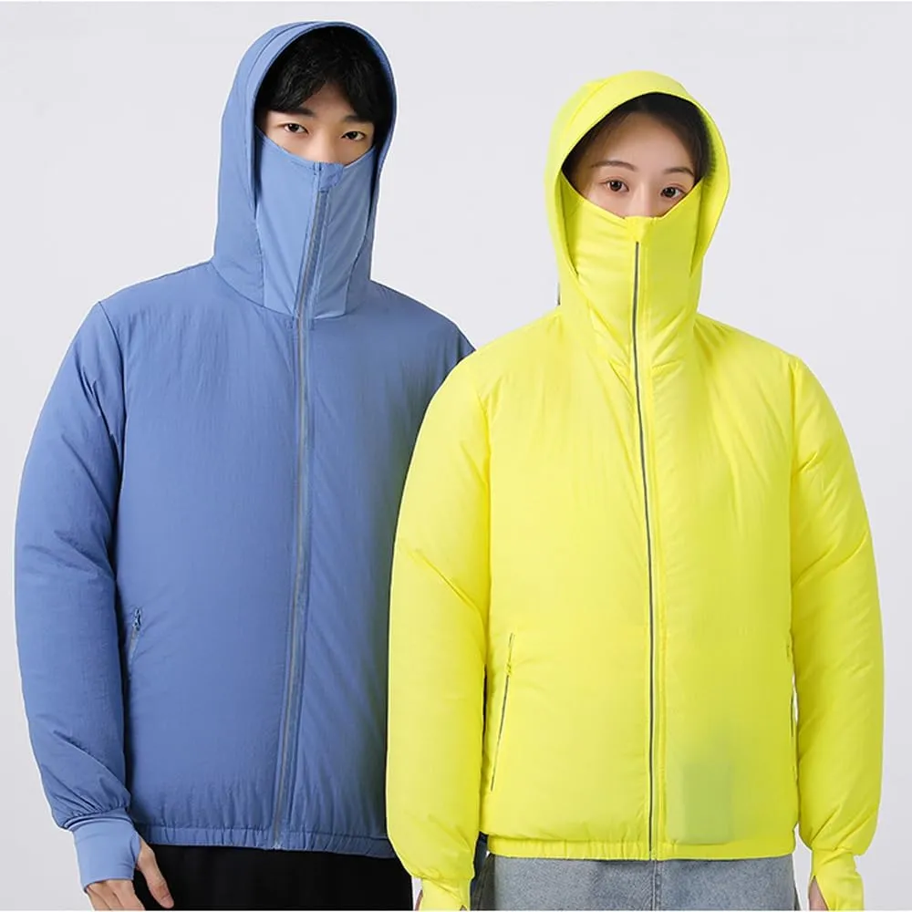 Meichoon Sun Protective Jacket UPF 50  Air Conditioner Hoodie Lightweight Cooling Clothes with Fans Stay Cooling in Summer