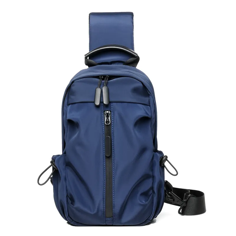 Men's Business Oxford Cloth Printed Computer Leisure Backpacks