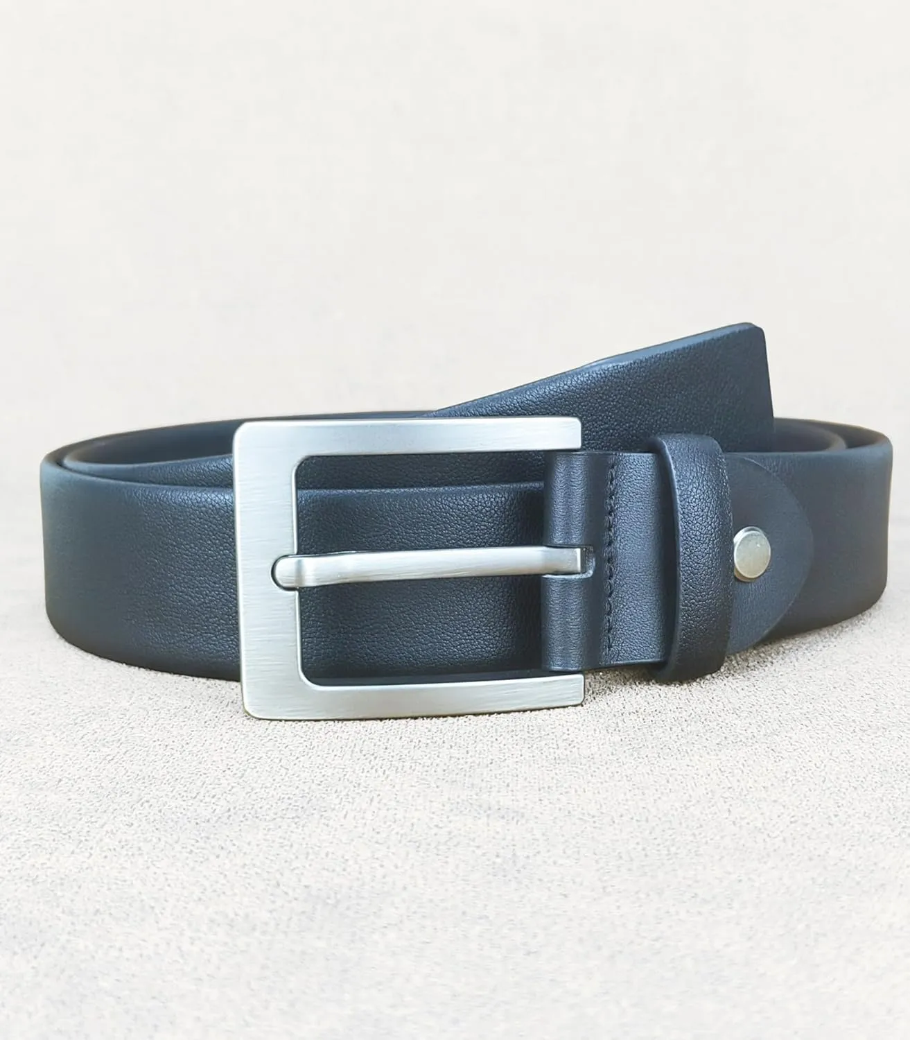 Men's Casual Genuine Leather Dress Belt for Jeans