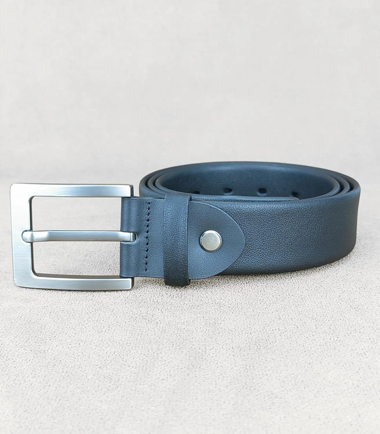 Men's Casual Genuine Leather Dress Belt for Jeans