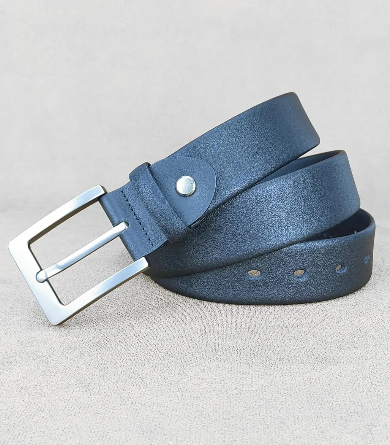 Men's Casual Genuine Leather Dress Belt for Jeans