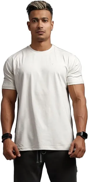 Men's Gym Running Casual Roll-up Sleeves Short Sleeve Crew Neck Wicking Breathable Fitness Muscle Athletic T-Shirts