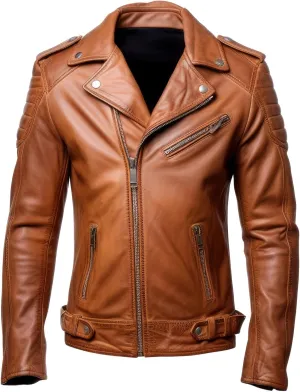 Mens Military Genuine Leather Jacket Aviation Lapel Zipper Pilot Tan Leather Jackets