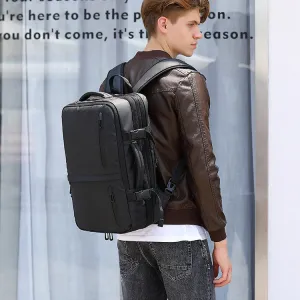 Men's Multifunctional Dry Wet Separation Business Oxford Backpacks