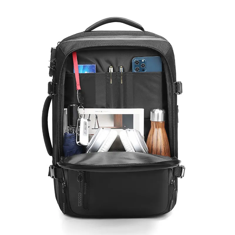 Men's Trendy Oxford Cloth Business Waterproof Large Backpacks