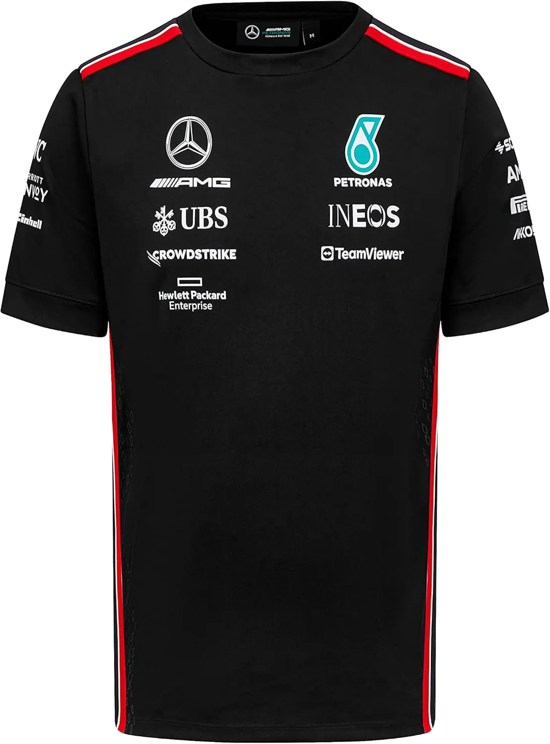 Mercedes AMG Petronas Formula One Team - 2023 Team T-shirt - Black - Men - Size: L