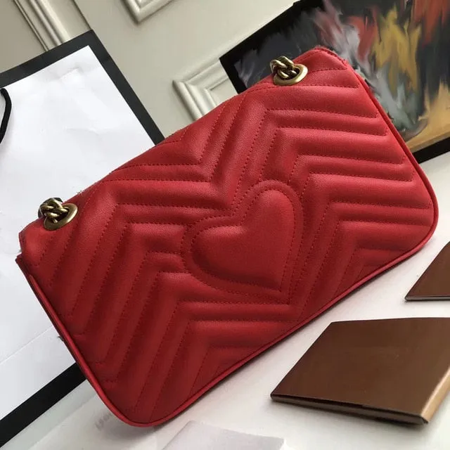 Messenger Bag Women Bags Lady Genuine Leather Shoulder Bags Luxury Handbags Women Bag Designer Wedding Sac GG New Famous Brand