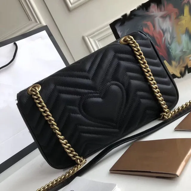 Messenger Bag Women Bags Lady Genuine Leather Shoulder Bags Luxury Handbags Women Bag Designer Wedding Sac GG New Famous Brand