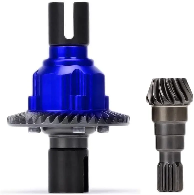 Metal Front Rear Center Drive Torque-Biasing Differential Case Gear Set 7790 7781 7754 for RC Car 1/5 Traxxas XMaxx 6S X-Maxx 8S (8S Front   Back Blue)