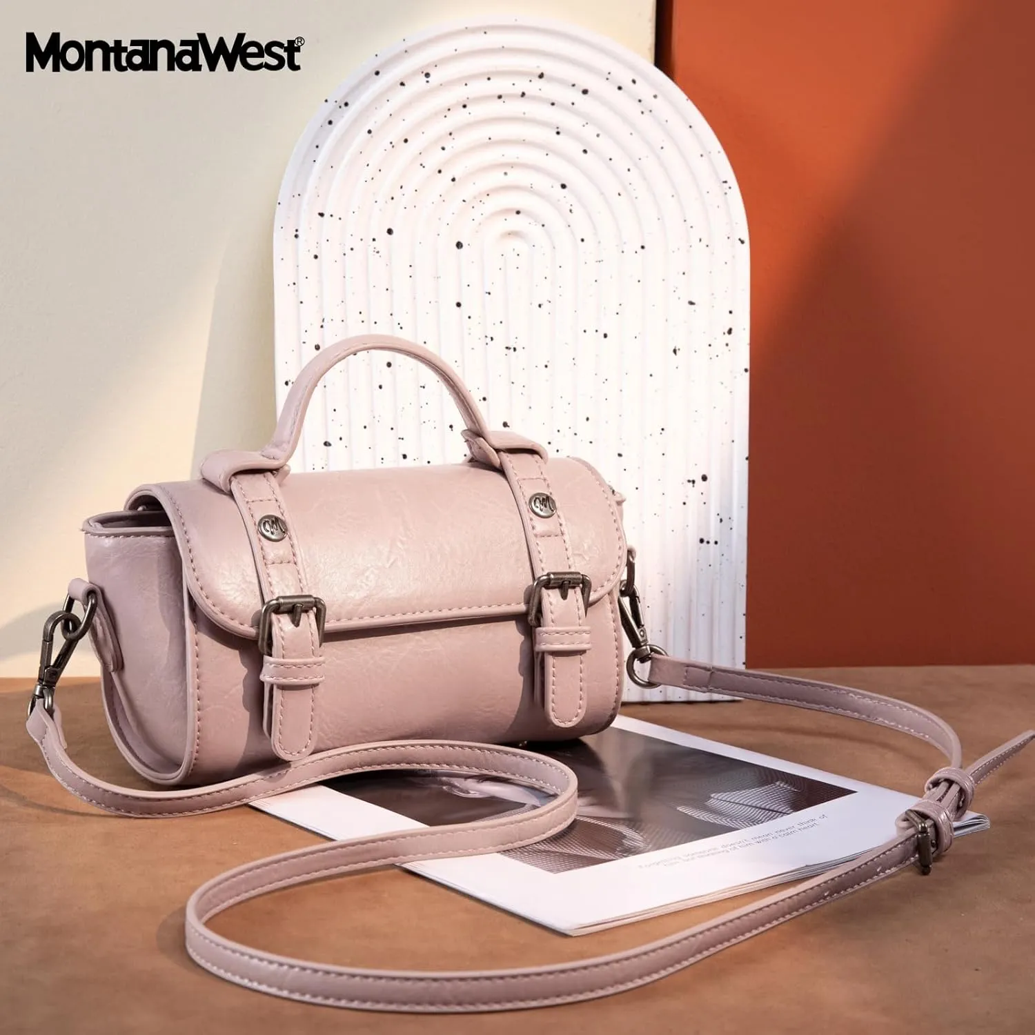 Montana West Small Satchel Bag Messenger Purses Vintage Crossbody Bag for Women