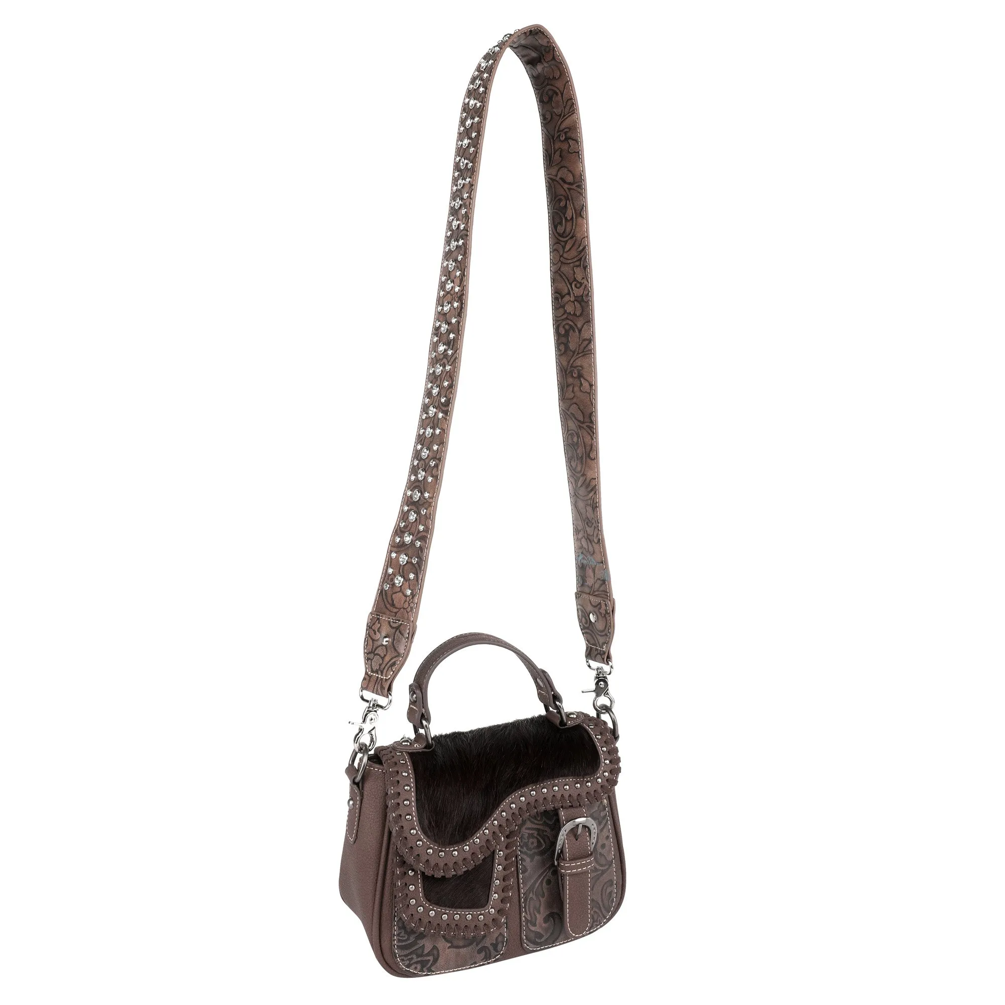 Montana West Western Bling Bling Guitar Style Crossbody Strap