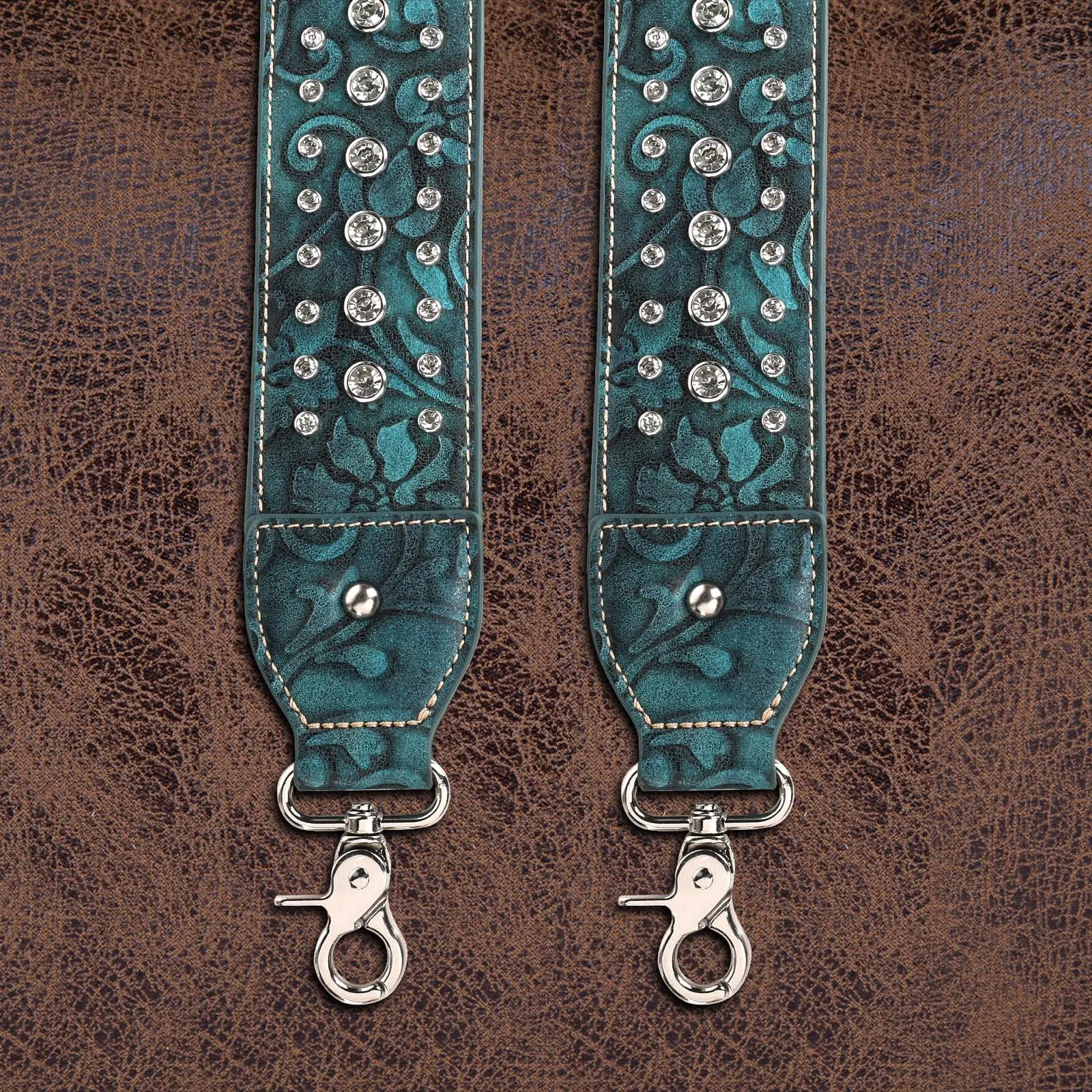 Montana West Western Bling Bling Guitar Style Crossbody Strap