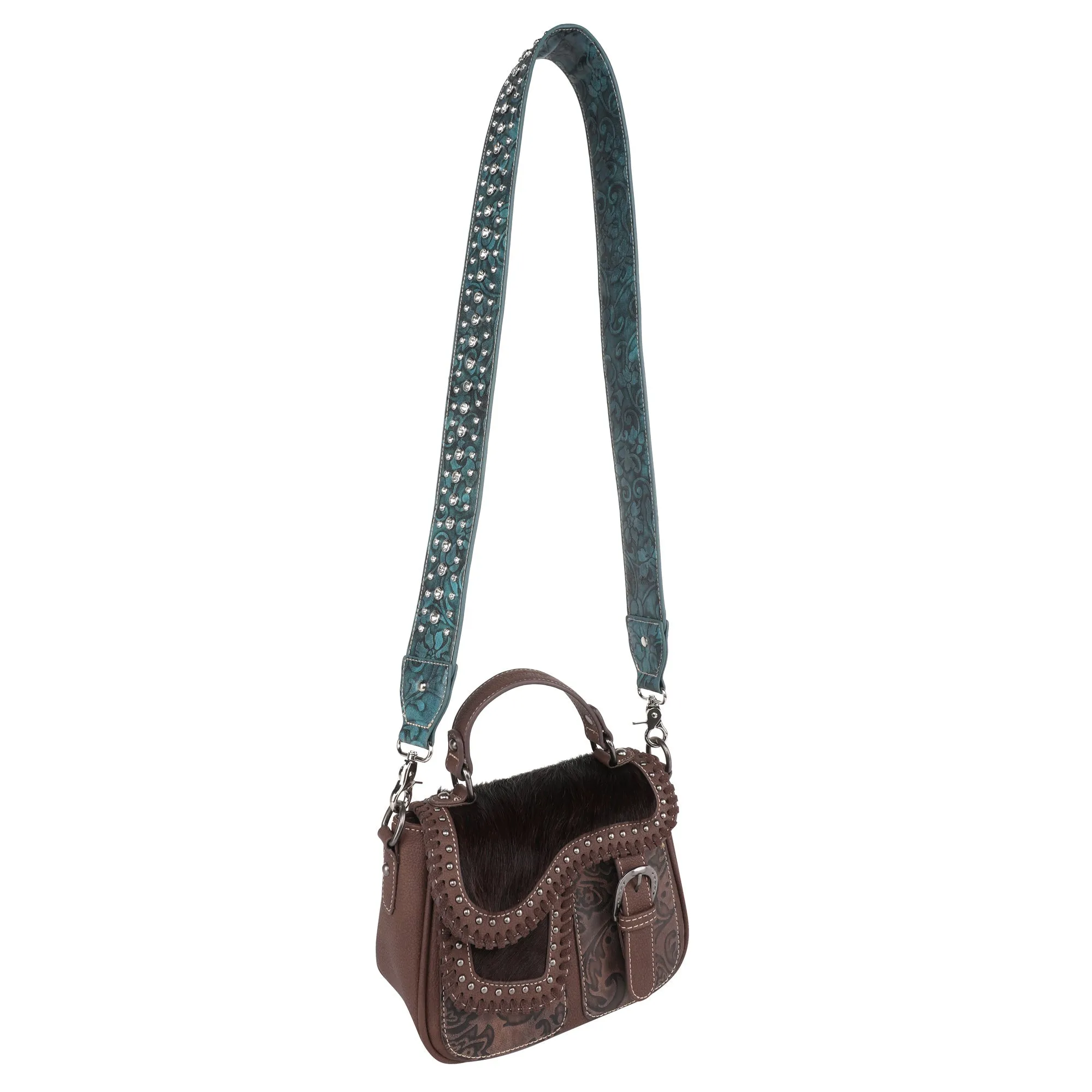 Montana West Western Bling Bling Guitar Style Crossbody Strap