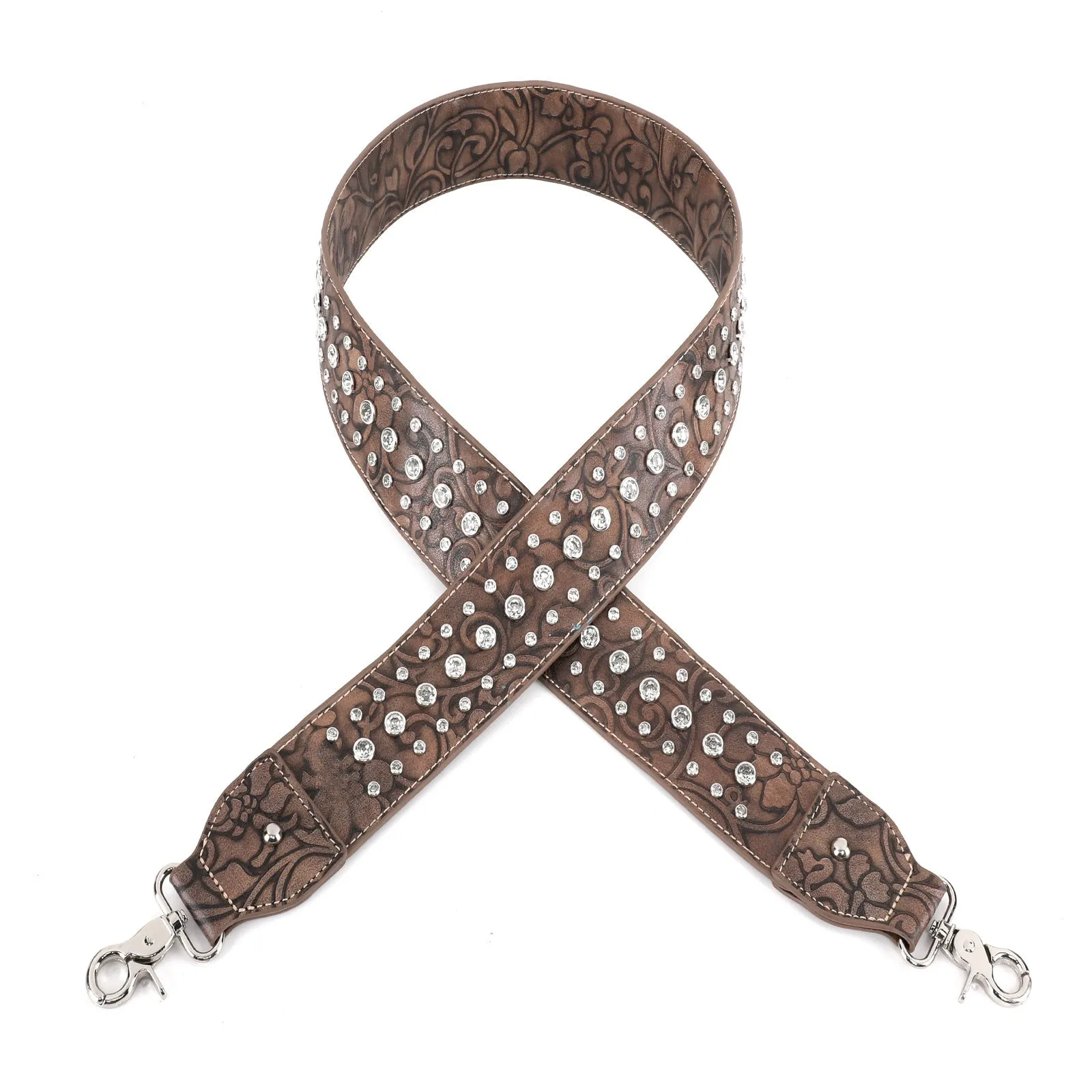 Montana West Western Bling Bling Guitar Style Crossbody Strap