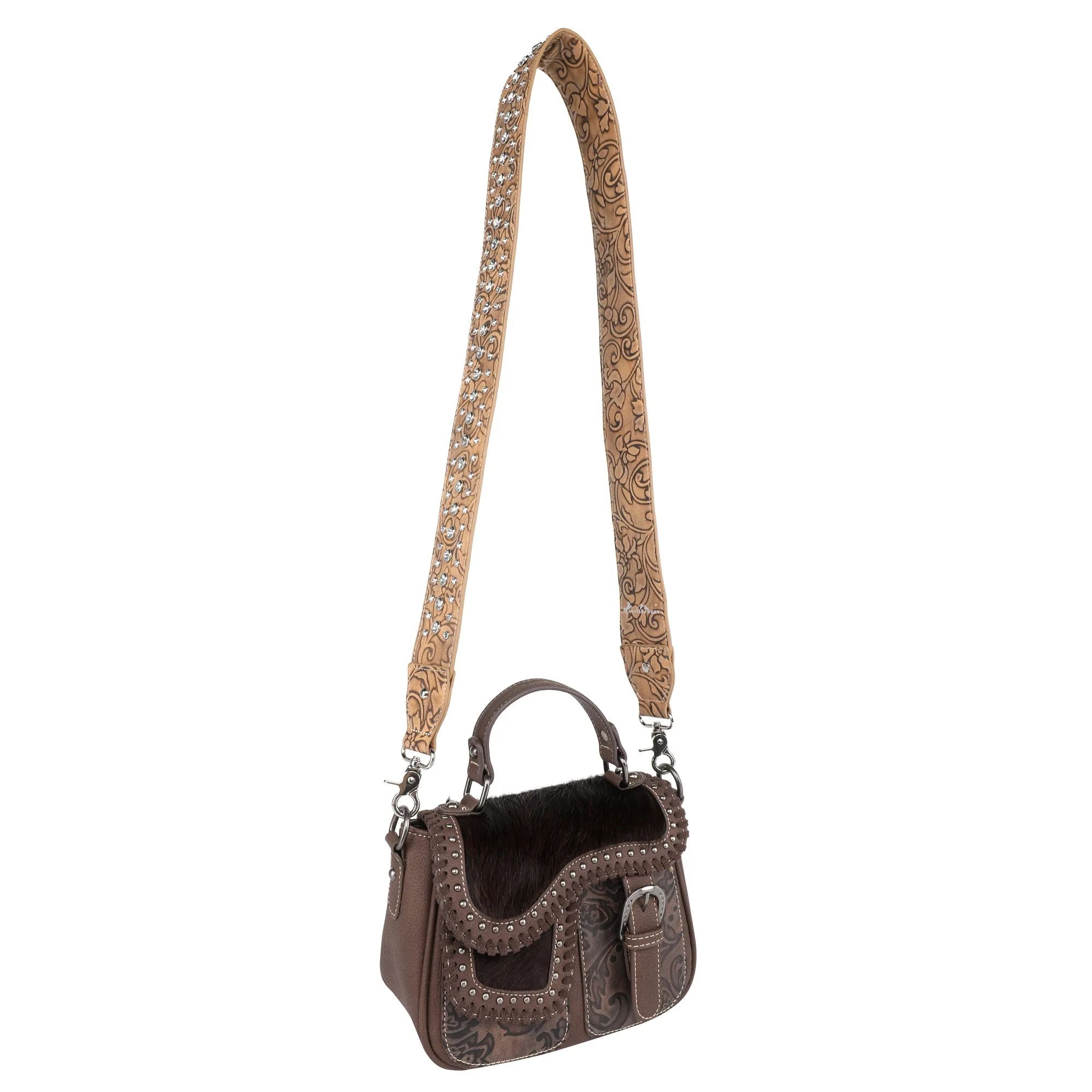 Montana West Western Bling Bling Guitar Style Crossbody Strap