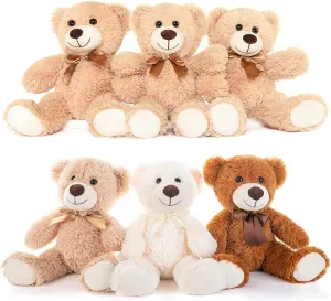 MorisMos 6 Packs Teddy Bear Stuffed Animals Plush
