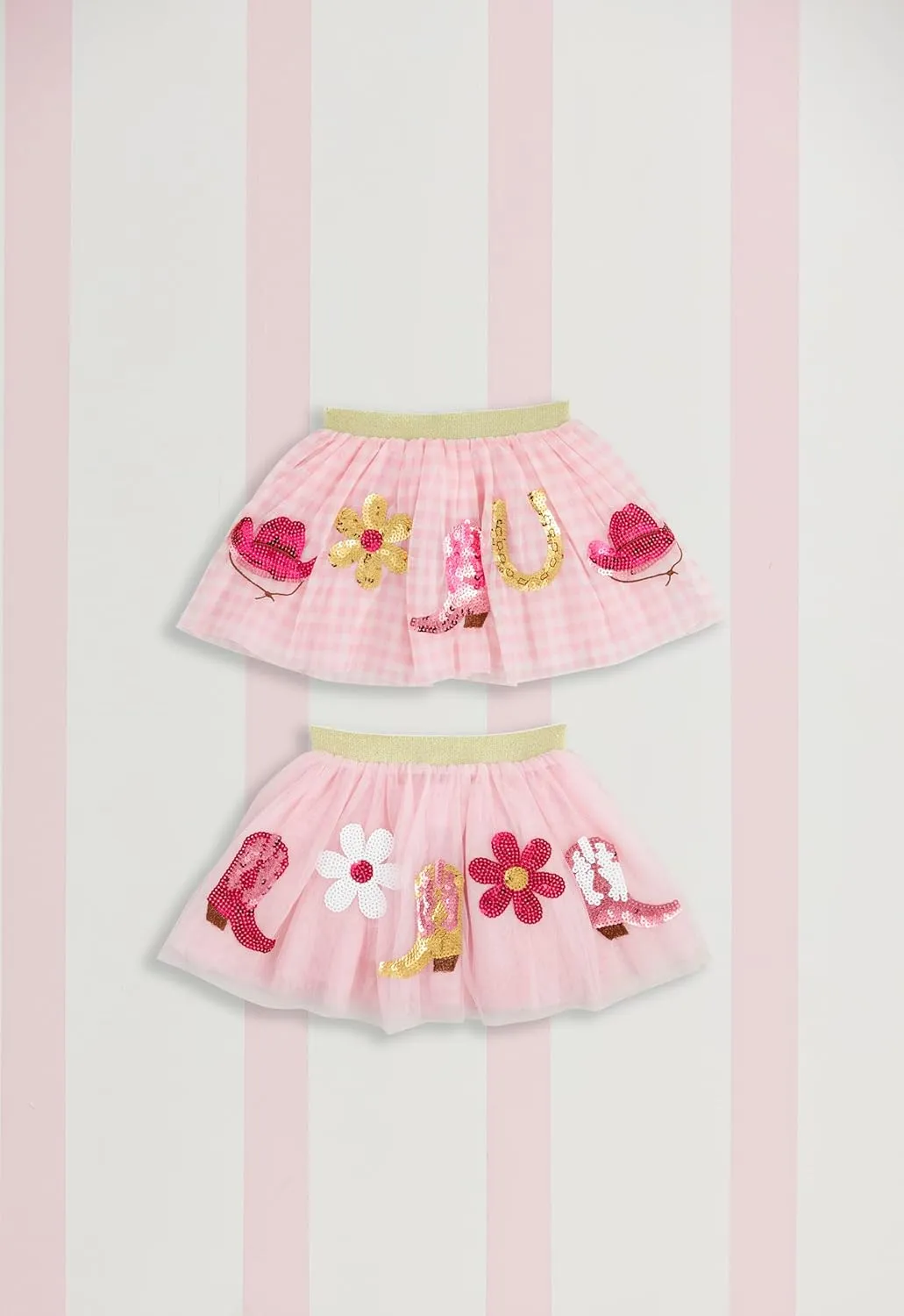 Mud Pie Girls Children's Western Sequin Tutu